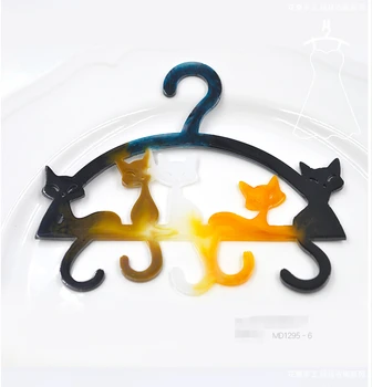 

Cat shaped Doll clothes hanger Mold DIY Resin Decorative Craft Jewelry Making Mold Silicone Mould epoxy resin mold for jewelry