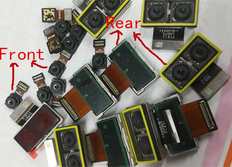 

Front Camera/Back Camera For Hua wei Nova 3 Front Big Rear Main Camera Module Flex cable Repair parts For Huawei Nova3 Phone