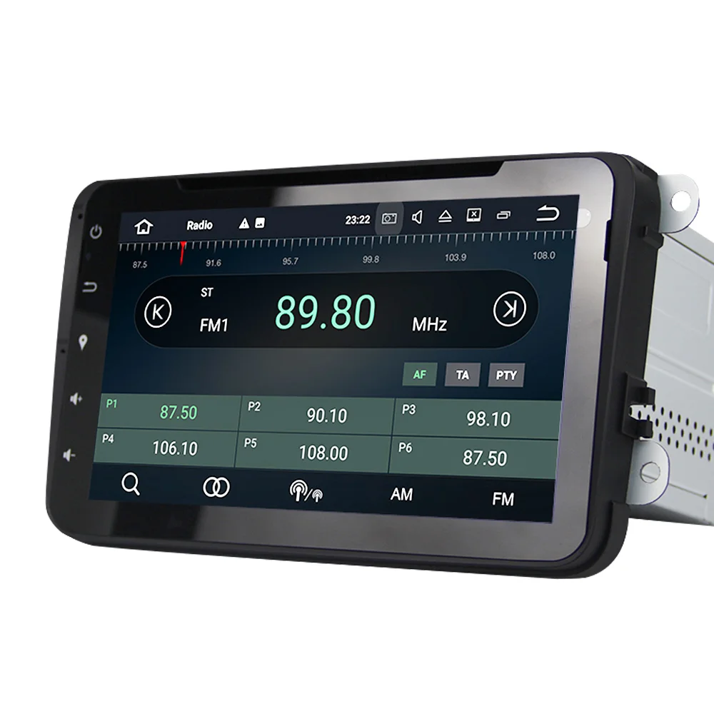 Eunavi 8 &quot2din автомобильный dvd Android 9 0 2 din Радио Стерео Восьмиядерный для VW Golf MK6 5 Polo
