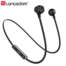 Langdom L5 Auriculares Bluetooth 4.1 Magnéticos In-ear Cascos Deportivos Inalámbricos con Mic, Resistente al Agua IPX5, Max Duración 8 Horas para iPad, iOS Android Móviles Smartphones PC