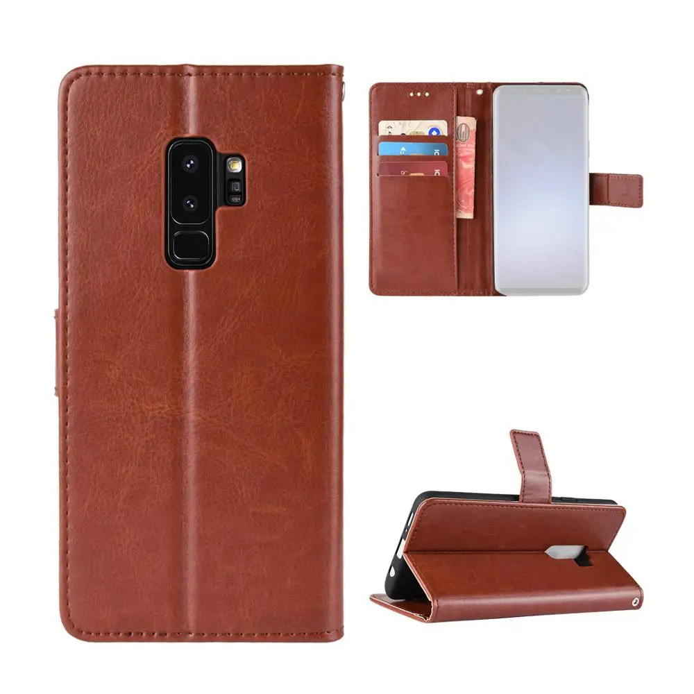 

Mobile Phone Flip Wallet Case Cover Stand Money Cards Storage Protection Leather Case for Samsung Galaxy A6Plus/A9 Star Lite/A6S