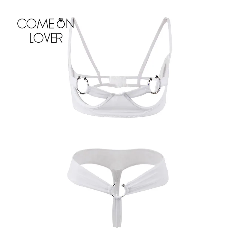 Comeonlover Sexy Lingerie Hot Erotic Lace Babydoll Pajamas Exotic Open Bra Underwear Suit Open Cup Erotic Bra+G string RI70081 Comeonlover Sexy Lingerie Hot Erotic Lace Babydoll Pajamas Exotic Open Bra Underwear Suit Open Cup Erotic Bra+G string RI70081