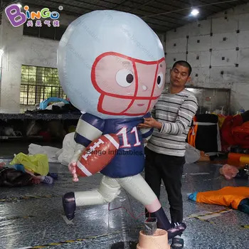 

EXQUISITE CRAFT 2M inflatable rugby sport player blow up athlete American soccer personalized for advertising decoration item