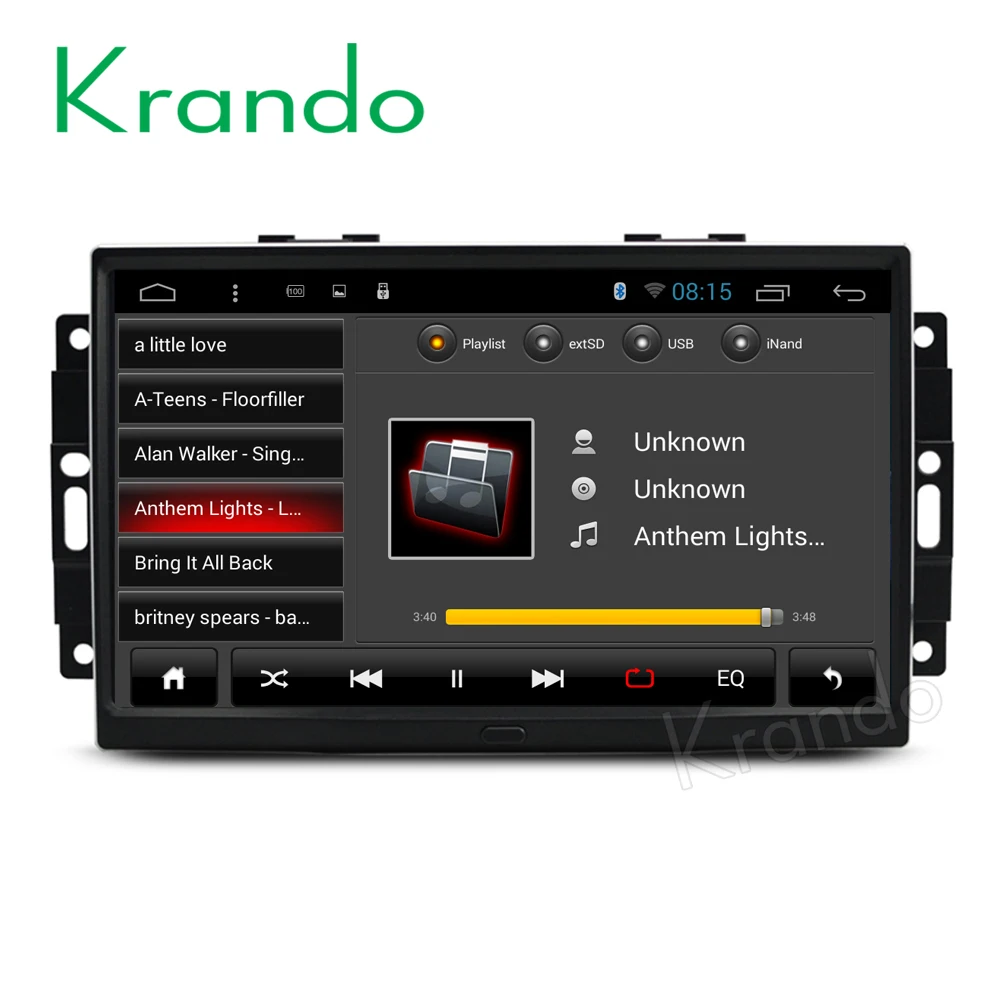

Krando Android 8.1 9" car radio gps for jeep grand Cherokee 2004-2010 for chrysler 300c 2004-2008 navigation multimedia system