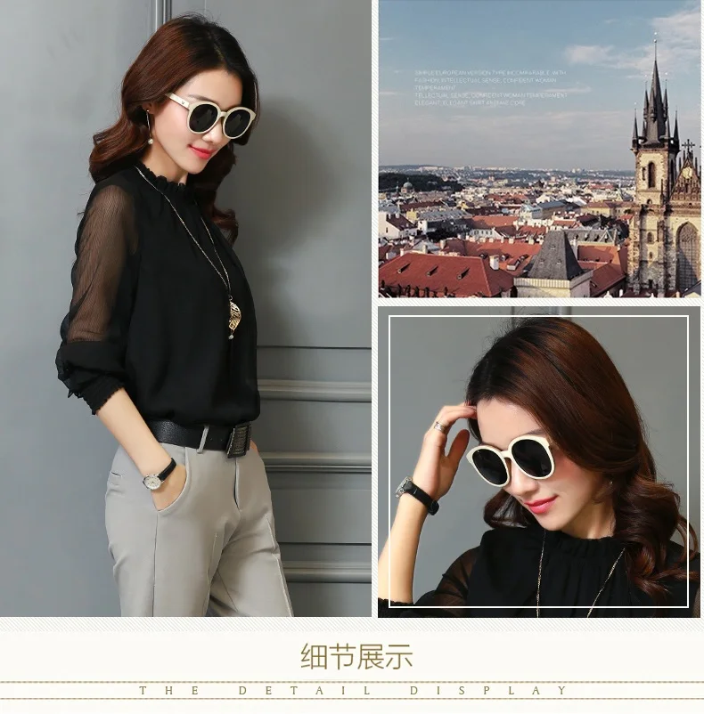 Check out Long Sleeve Chiffon Blouse at https://cuteoutfits.com/product/long-sleeve-chiffon-blouse/