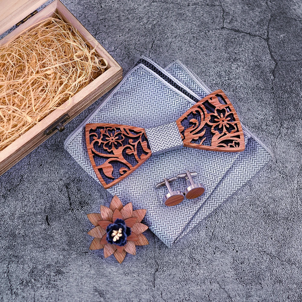 Деревянный галстук-бабочка Gravata, деревянные галстуки ручной работы, аксессуары галстуки для мужчин, галстук-бабочка, деревянный галстук-бабочка