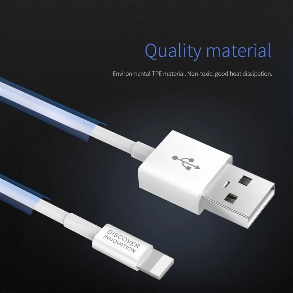 Кабель зарядный NILLKIN USB Lightning для iphone Xs max Xr X 8 7 6 plus|Кабели мобильных телефонов| |