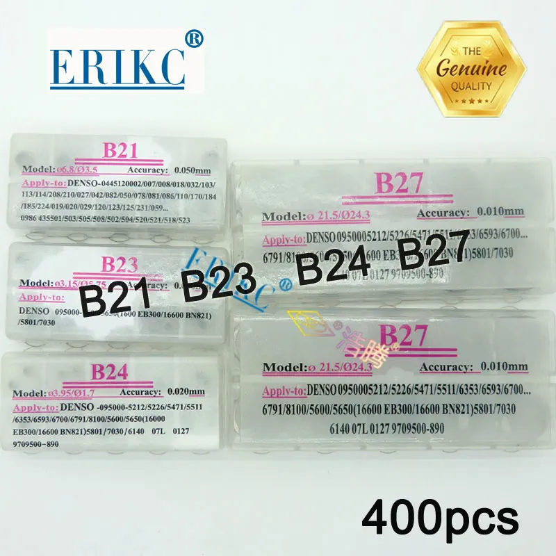 

ERIKC injector standard sealing washer and Common rail Electromagnet Spring Adjustable Shim Set total 400 pieces