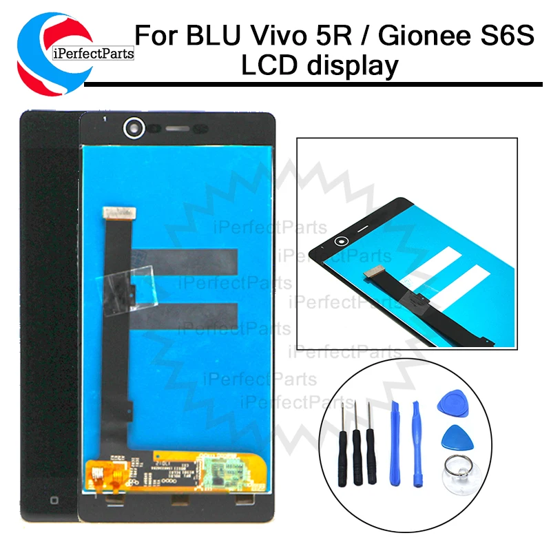 

2Pcs AAAA+ For BLU Vivo 5r LCD Display+Touch Screen digitizer assembly Perfect Repair Parts For BLU Vivo 5r Digital Accessory
