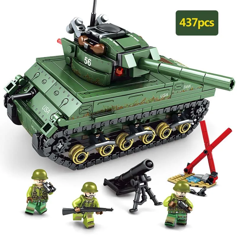 Military-series-world-war-space-exploration-Armored-vehicle-Tank-Pattern-Water-tank-truck-model-Toy-For (15)