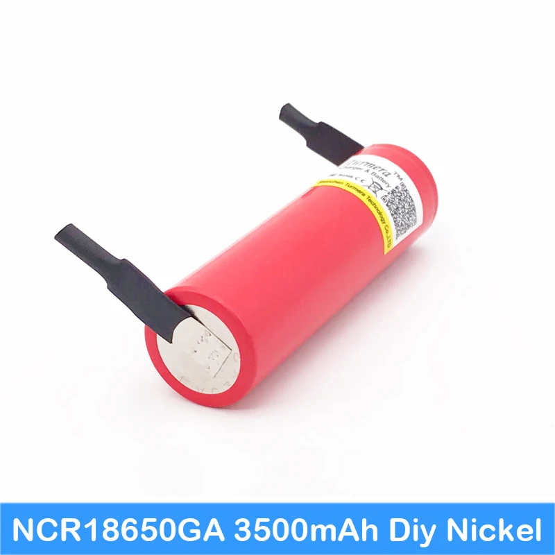 Original GA 18650 battery 3.7V 3500 mAh NCR18650GA+thick welded strips 30Amps Unloading Rechargeable Battery /screwdriver 12v se Original GA 18650 battery 3.7V 3500 mAh NCR18650GA+thick welded strips 30Amps Unloading Rechargeable Battery /screwdriver 12v se