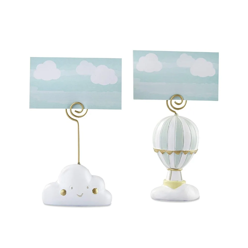 

FREE SHIPPING 200pcs/Lot Up In The Air Place Card Holder Unique Party Table Name Holders Wedding Bridal Shower Favors