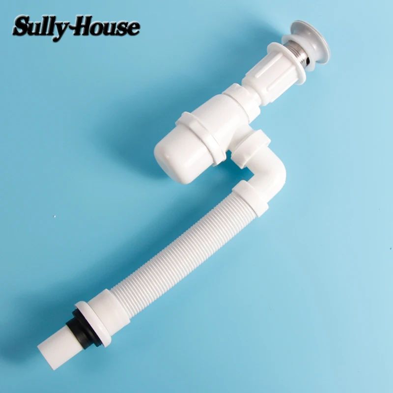 Sully House High Quality Bathroom ABS Drain pipe Strainers,Wash Basin Deodorize Turning plate
