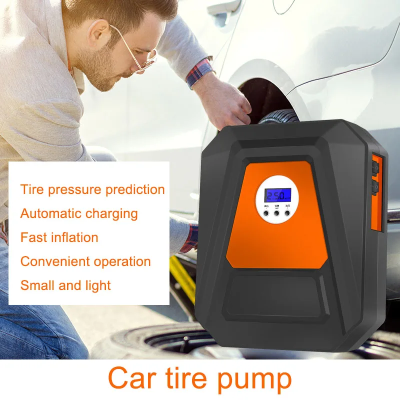 

Car Inflatable Pump 12V Air Compressor Portable Tire Inflator Mini Car Air Compressors Tool NR-shipping