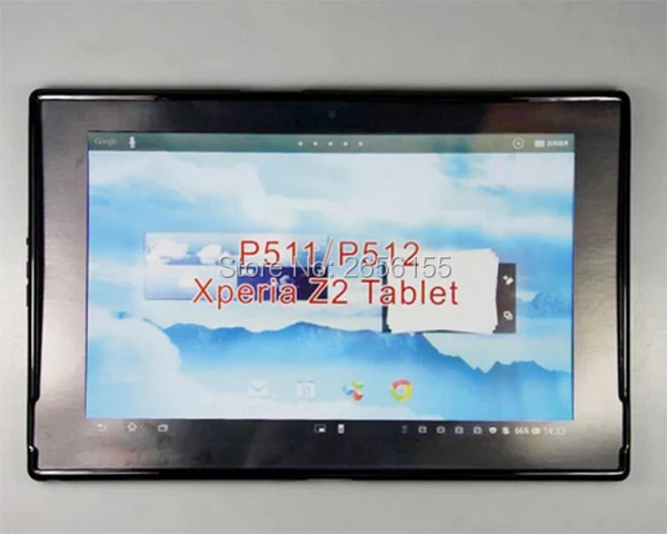 

X Line Soft Transparent TPU Gel Case Back Shell Skin Cover For Sony Xperia Z2 Tablet SGP511 512 541 CN/B 10.1" inch Tablet PC