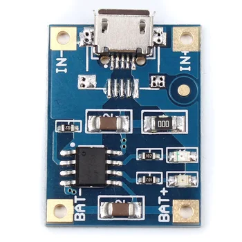 

Mayitr 10PCS Micro USB Interface Battery Board TP4056 1A Lithium Battery Charging Module for Battery Charger Board