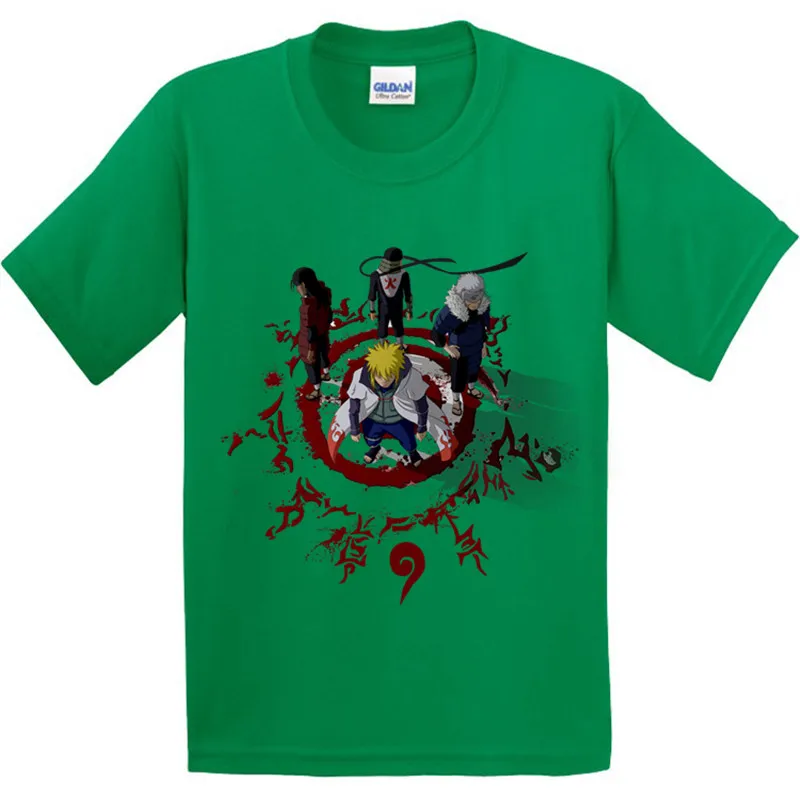 100% хлопок Детские аниме Наруто Акацуки футболка Дети Itachi Uchiha Одежда для мальчиков и девочек летние модные топы Футболка, GKT002