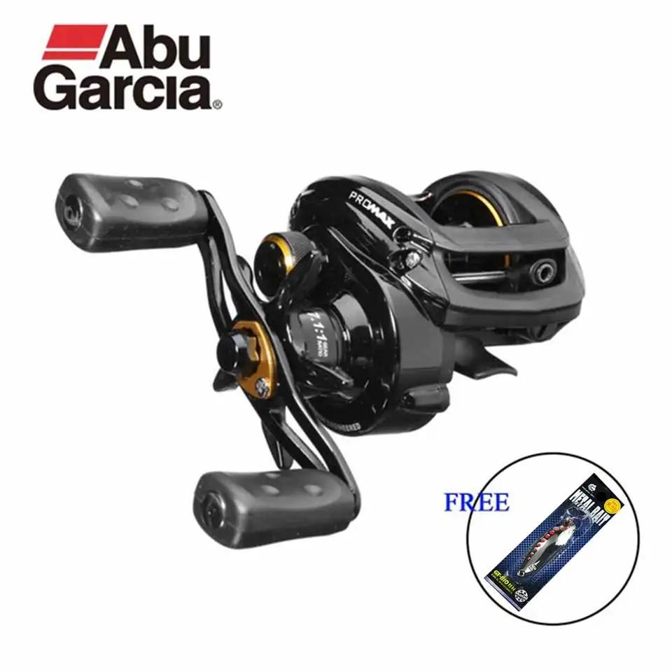 Abu Garcia Pro Max Рыболовная катушка низкий профиль Мультипликаторная Катушка капли воды колеса 7,1: 1 8 кг Мощность 7+ 1BB получить оригинальная блесна