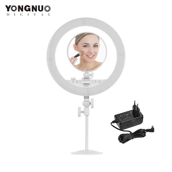 

YONGNUO YN208 PRO Ringlight 3200K-5500K Bi-Color LED Video Light Selfie Ring Light Lamp Beautify Fill light with Make-up Mirror