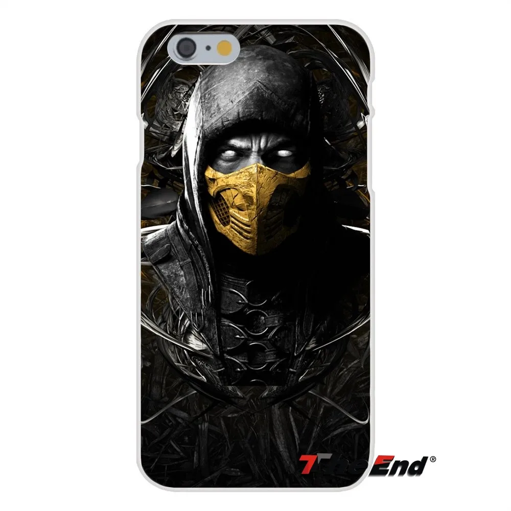 Мягкий силиконовый чехол для iPhone X 4 4S 5 5S 5C SE 6 6S 7 8 Plus Galaxy Grand Core Prime Alpha Mortal Kombat Sub Zero