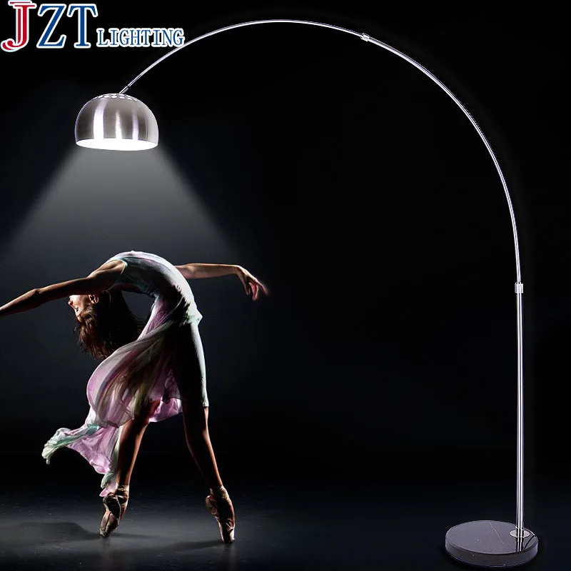 

M Best Price Tall Vintage Retro Stainless Steel Industrial Adjustable Floor Lamp Bedroom Bedside Standard Reading Lighting