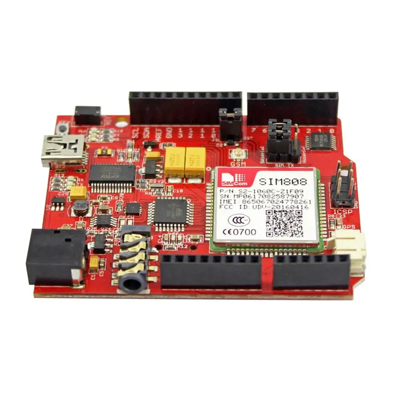 SIM808 GPRS GSM Board  (3)