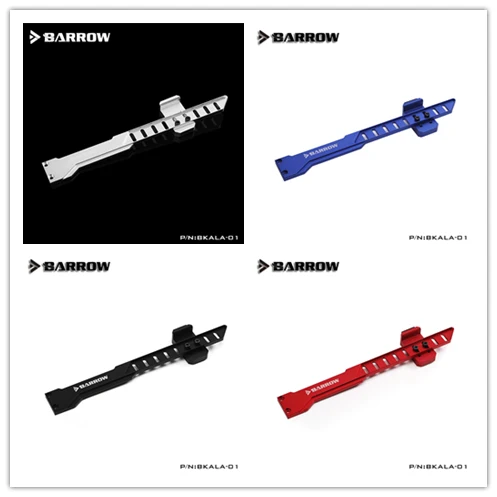 

BKALA01 Barrow Metal Bracket used for GPU Card holder Length 257mm support Graphics Card Black Silver Red Blue AL bracket