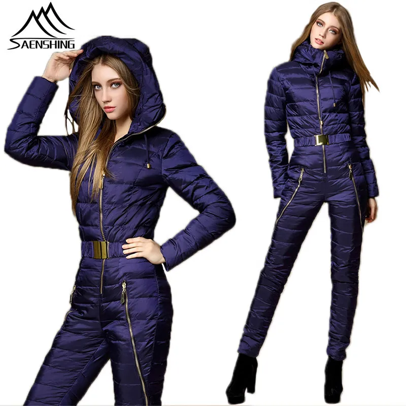 2018 Hot sale outdoor ski suit slim Ski Suit winter Jacket Women skiing