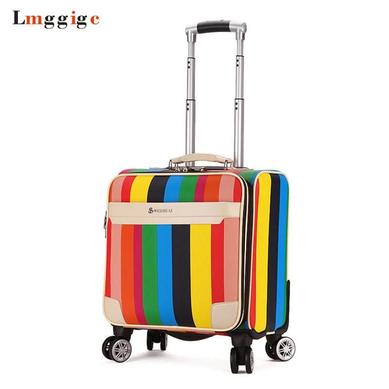 colorful carry on luggage