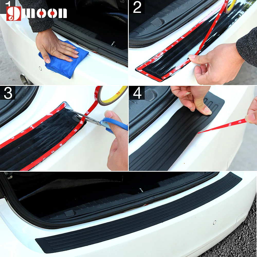Car Rear Bumper Guard Car accessories stickers For Toyota Camry RAV4 Prado LandCruiser200 Corolla YARIS