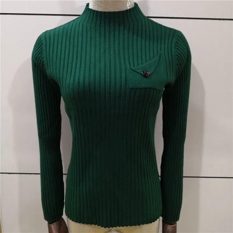 New Knitted Pullovers Women Sweaters 2018 Autumn Winter Casual Turtleneck Long Sleeve Pullover Fashion Pull Femme Sweater | Женская