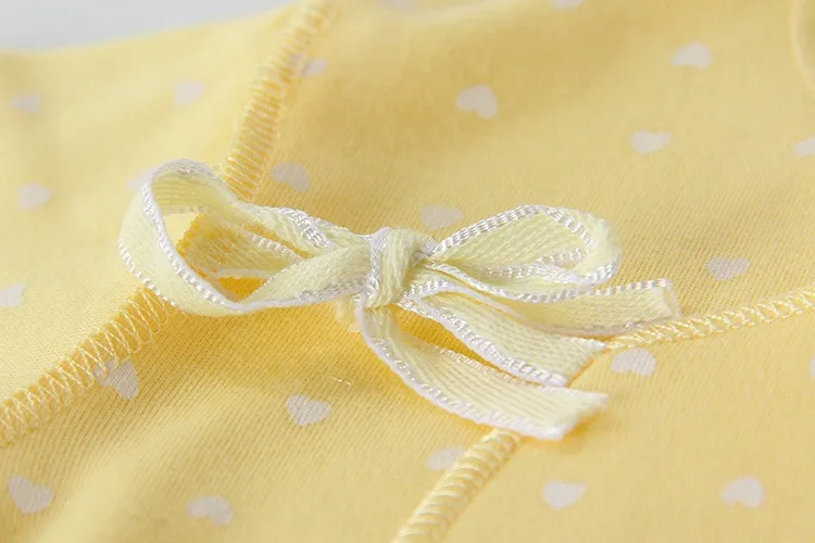 Одежда для малышей г. Всесезонная футболка новорожденного с мультяшным принтом, однотонная полуспинная одежда для малышей Детские топы с воротником