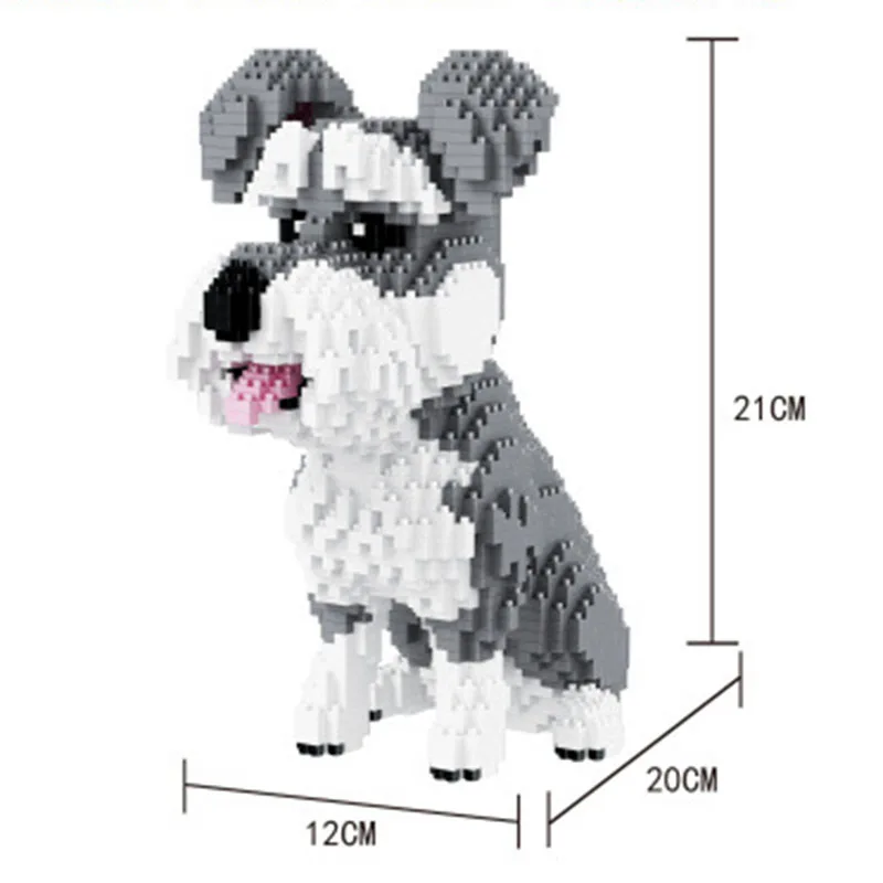 Фигурка собаки Balody Husky Pets из чистого белого Bentley мини-конструктор со стразами