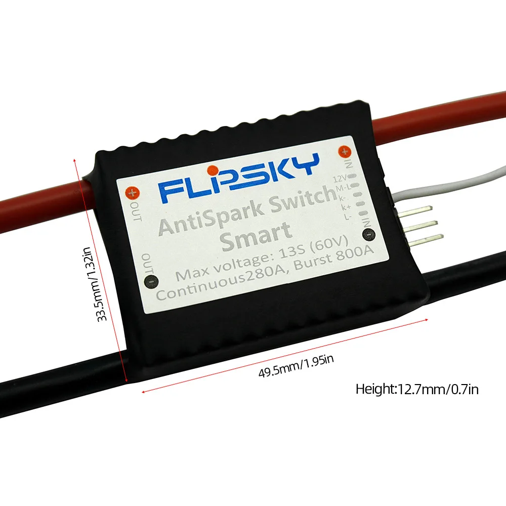 Flipsky V2.1 анти-Искра переключатель 280A/800A 13S для электрического скейтборда E-bike E-scooter робот пульт дистанционного управления аксессуары