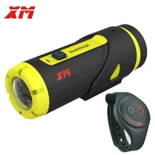 XM H.265 1080P Full HD Sports Action Camera 16GB Card 3400 Battery Wifi Video DV Waterproof Cam Recorder With Remote Controller