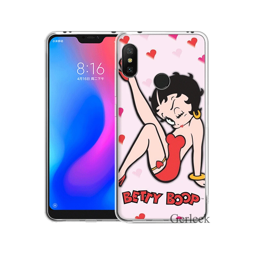 Чехол Desxz Betty Boop для Xiaomi Redmi Note 6 7 3 Pro 4 4X5 5A|Чехлы-накладки| |