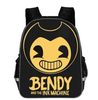 

School Bags Bendy and The Ink Machine For Kids Boy Girls Cartoon Game Children School Backpacks Kindergarten Baby Bags