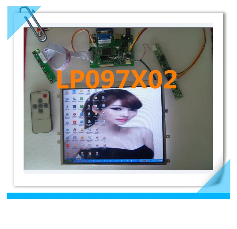 LP097X02 9 7 дюймов 1024*768 бортовые комплекты DYI HDMI + 2AV VGA плата драйвера заднего вида