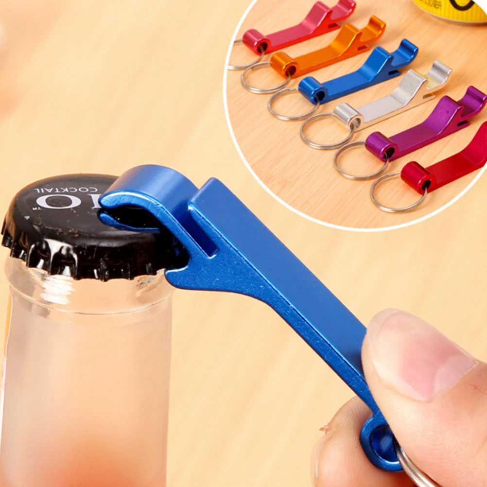 

Small Beverage Ring Claw Bar Pocket Key Ring Multifunctional Tool Key Holder LED,Bottle Opener Keychain