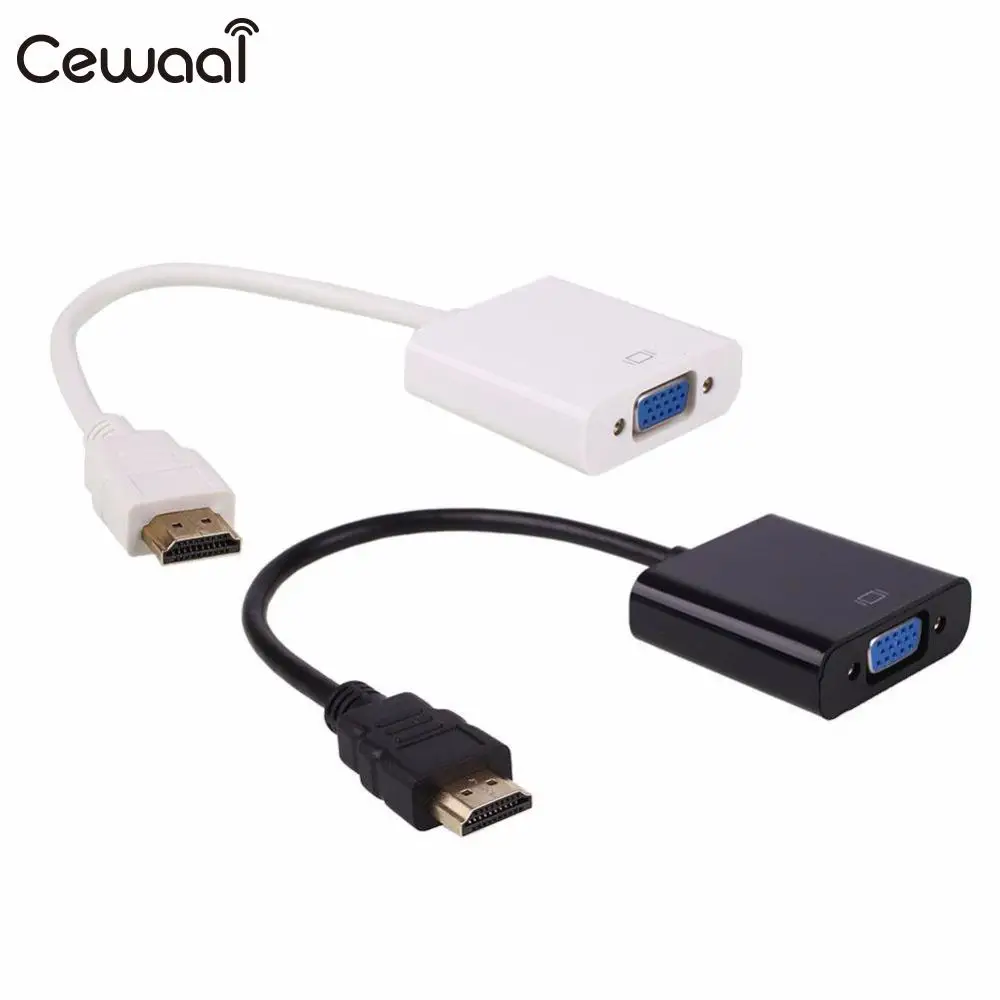 

Cewaal Converter Adapter Audio Cable DMI To VGA Converter Adapter 3.5mm Audio Line
