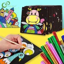 15 шт./компл. сказки "сделай сам" из передачи Wticker живописью передачи прикладное искусство для детей Искусства и ремесла игрушки для Детский подарок GYH