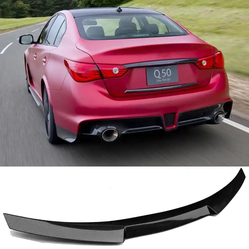 M4 Style Carbon fiber Spoiler For Infiniti Q50in Spoilers & Wings from