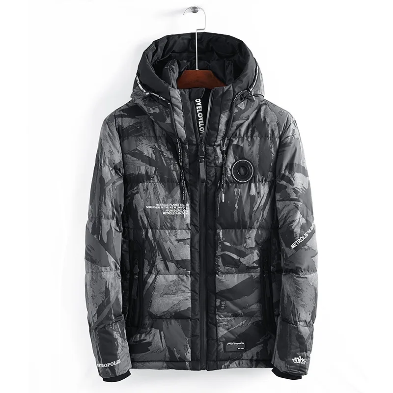 Теплая брендовая куртка размера плюс M-XXXL 4XL с подкладкой, зимняя повседневная мужская куртка, толстая Камуфляжная парка - Цвет: CHECK SIZE  331