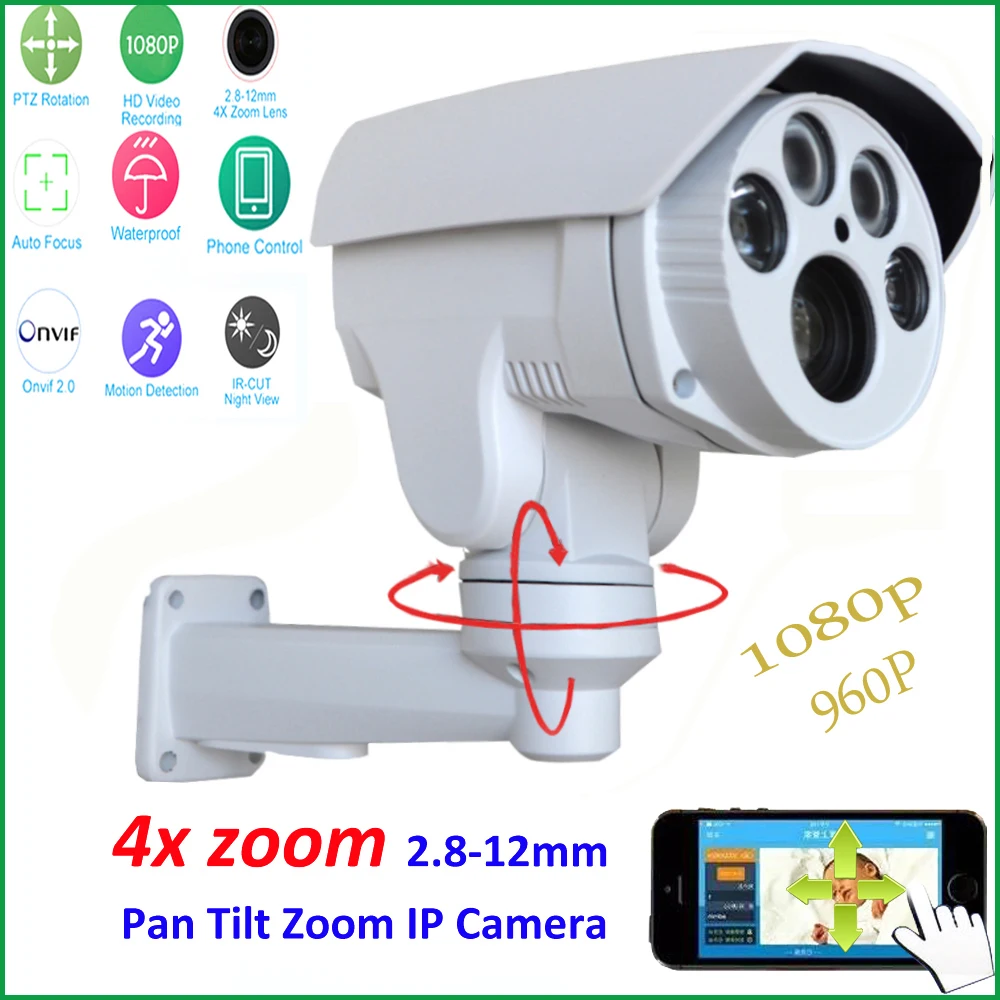 imágenes para HI3516C + SONY IMX222 Owlcat HD 1080 P 4X Zoom Automático 2.8-12mm Varifocal lente de Seguridad CCTV PTZ Al Aire Libre Cámara ip IR cut Onvif RTSP imágenes para HI3516C + SONY IMX222 Owlcat HD 1080 P 4X Zoom Automático 2.8-12mm Varifocal lente de Seguridad CCTV PTZ Al Aire Libre Cámara ip IR cut Onvif RTSP
