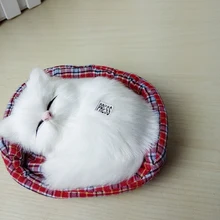 Автомобильные украшения, плюшевые игрушки, милые игрушки для животных, куклы, плюшевые игрушки для спящих кошек, украшения