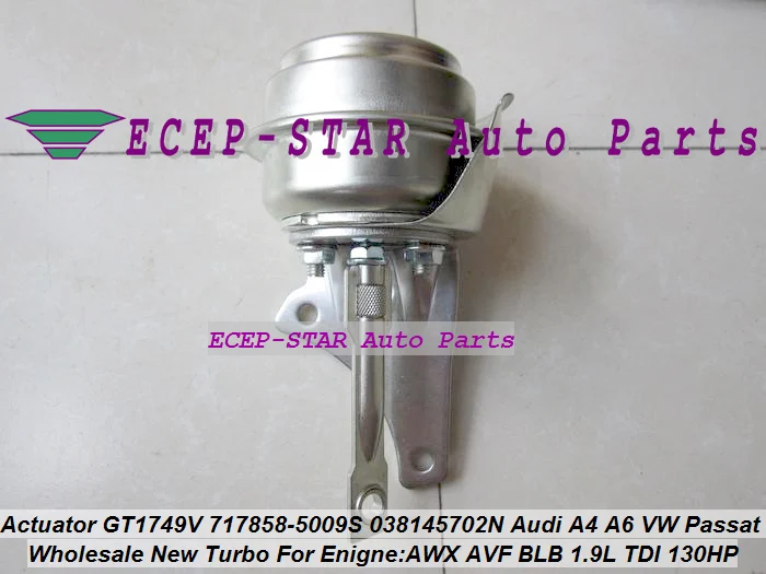 Actuator GT1749V 717858-5009S 038145702N Audi A4 A6 Skoda Superb Passat B6 AWX AVF 1.9L 
