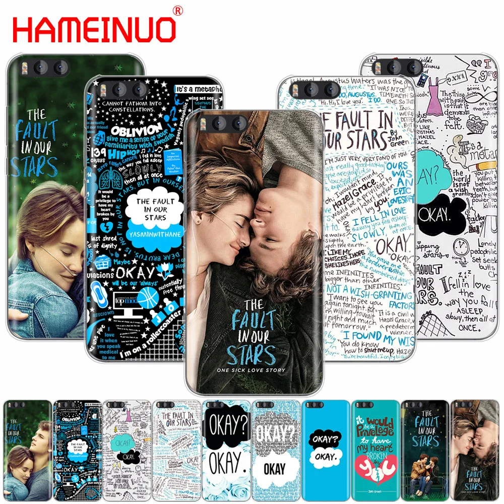 

HAMEINUO The Fault In Our Stars OKAY Cover Case for Xiaomi Mi 3 4 5 5S 5C 5X 6 Mi3 Mi4 4i 4C Mi5 MI6 NOTE MAX 2 mix plus