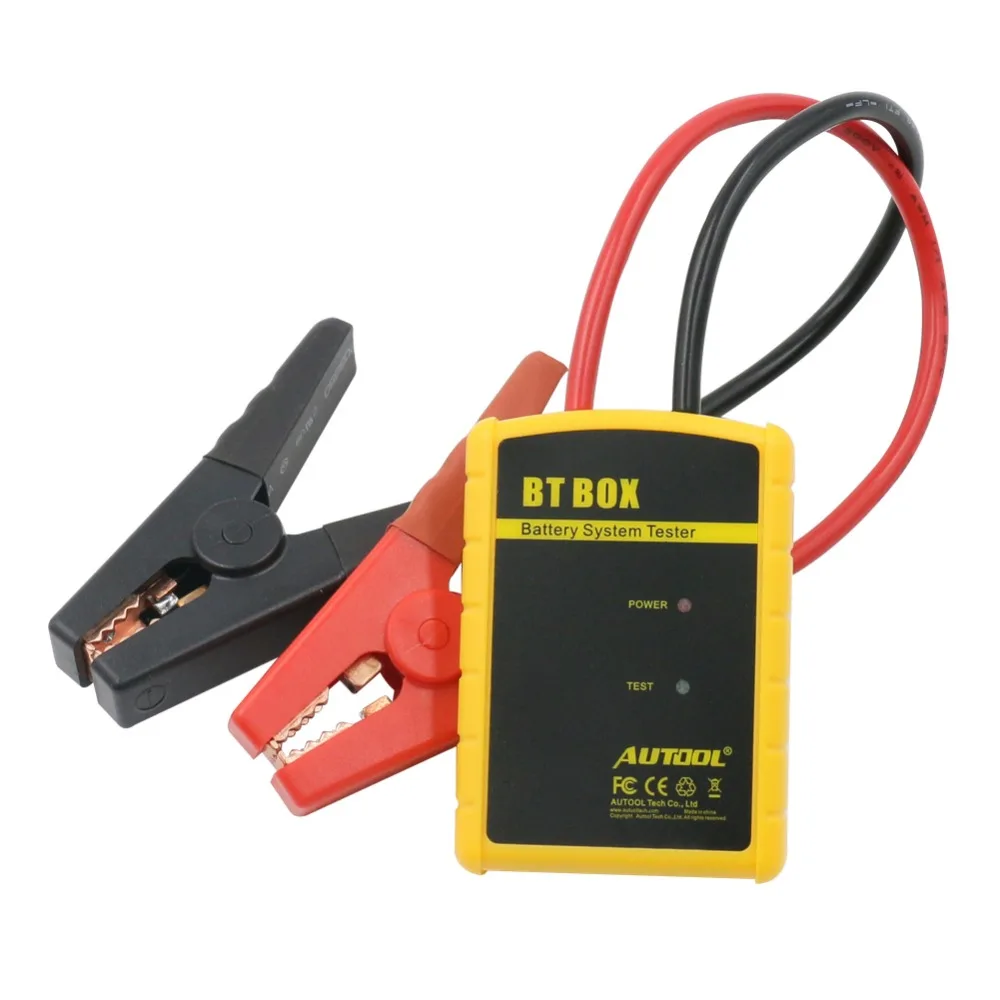 Автомобильный тестер аккумуляторной батареи AUTOOL BT BOX 12 В Bluetooth беспроводной