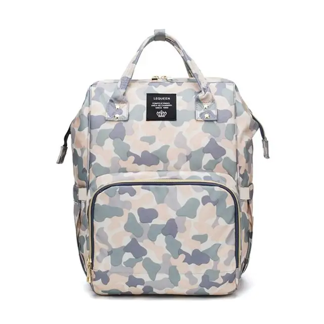 camo nappy bag
