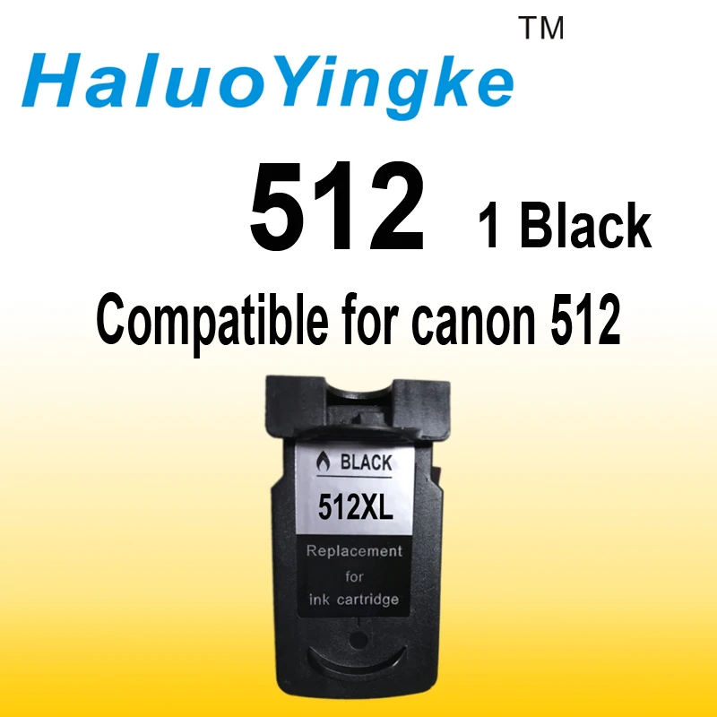 pg 512 pg512 BLACK Ink cartridge Compatible pg 512 510 for Canon Pixma ...